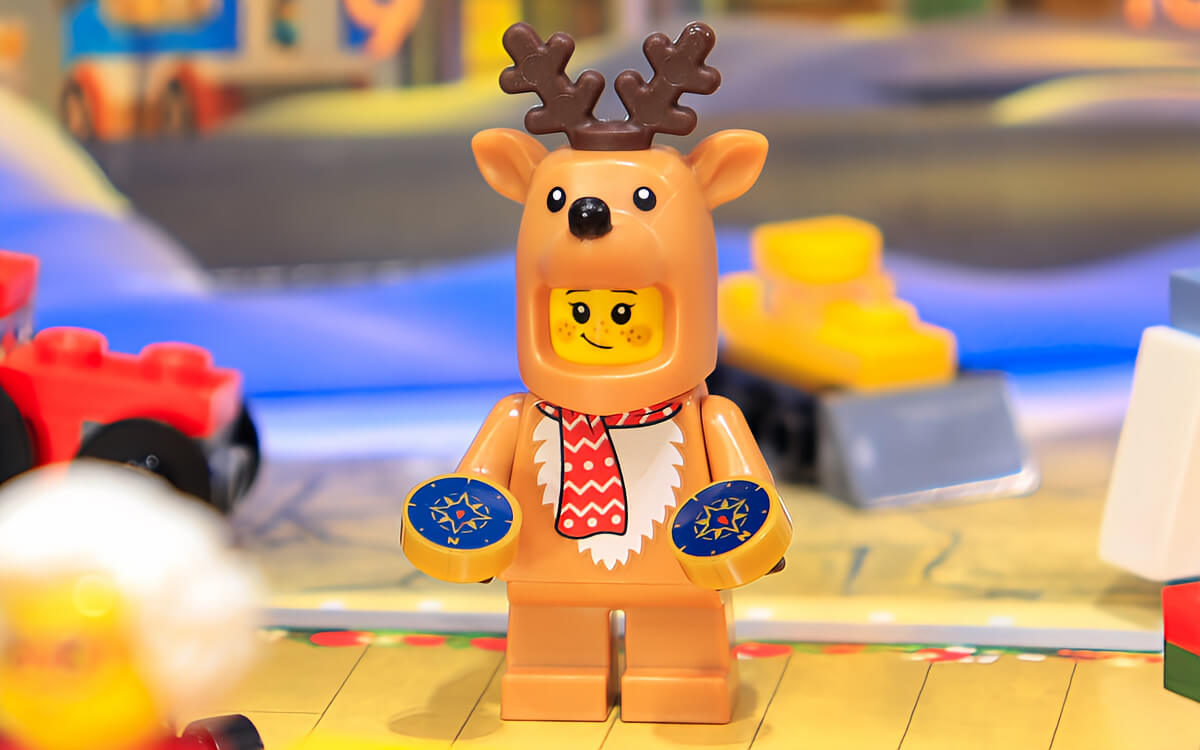 トナカイコスチュームのミニフィグ