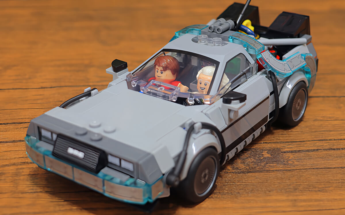 レゴ スピードチャンピオン バック・トゥ・ザ・フューチャー タイムマシン 77256 デロリアン